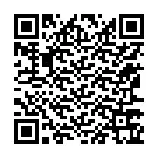 Codice QR per il numero di telefono +12167765856