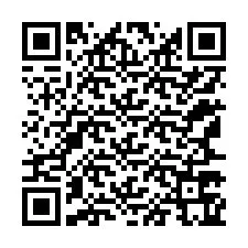 Código QR para número de teléfono +12167765860