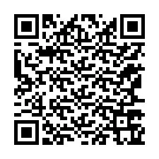 QR-koodi puhelinnumerolle +12167765862