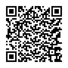 Código QR para número de teléfono +12167766860