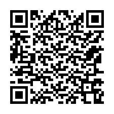 Kode QR untuk nomor Telepon +12167768047