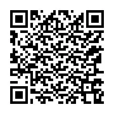 QR-koodi puhelinnumerolle +12167768048