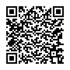 QR-koodi puhelinnumerolle +12167768586