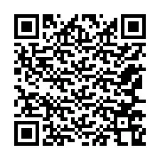 Código QR para número de teléfono +12167768737