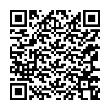 QR код за телефонен номер +12167768742