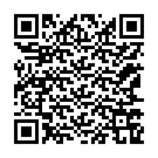 Código QR para número de teléfono +12167769491