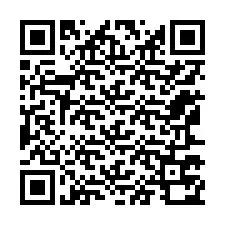 Código QR para número de teléfono +12167770057