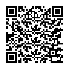 QR Code pour le numéro de téléphone +12167770058