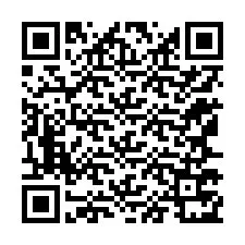 QR код за телефонен номер +12167771272