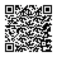 Codice QR per il numero di telefono +12167772877