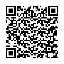 QR код за телефонен номер +12167774252