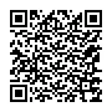 Codice QR per il numero di telefono +12167774253