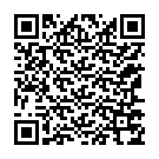 QR-koodi puhelinnumerolle +12167774254