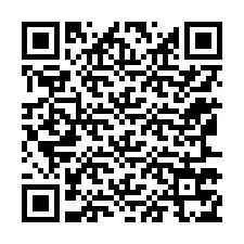 Codice QR per il numero di telefono +12167775416