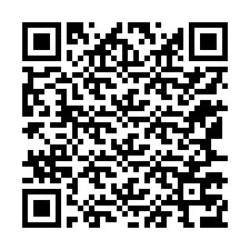 Codice QR per il numero di telefono +12167776162