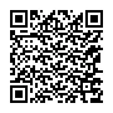 Código QR para número de teléfono +12167776352