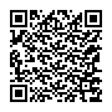 Código QR para número de telefone +12167776354