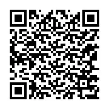 QR код за телефонен номер +12167777662