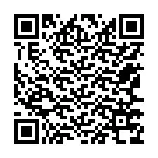 Código QR para número de teléfono +12167778627