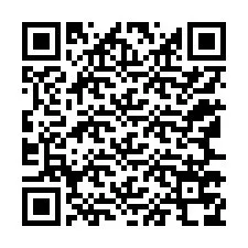 QR код за телефонен номер +12167778628