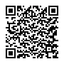 Código QR para número de teléfono +12167778632