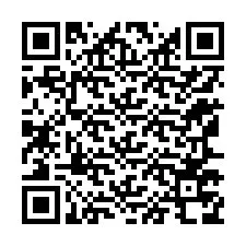 Codice QR per il numero di telefono +12167778752