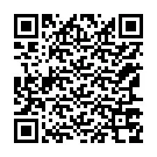 QR код за телефонен номер +12167778841