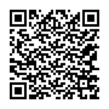 Código QR para número de teléfono +12167779633