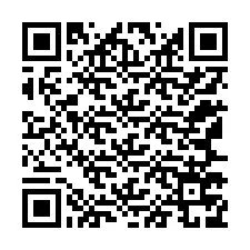 Código QR para número de telefone +12167779634