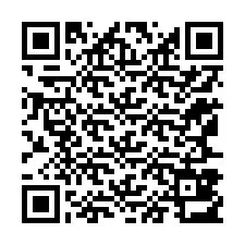 Código QR para número de telefone +12167813462