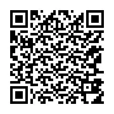 Código QR para número de teléfono +12167814032