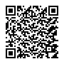 Código QR para número de teléfono +12167814199