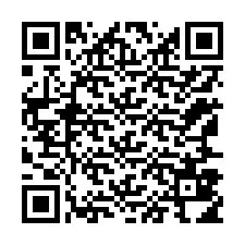 Código QR para número de teléfono +12167814581