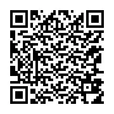 Código QR para número de telefone +12167814582