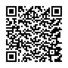 Código QR para número de teléfono +12167816248