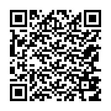 QR-код для номера телефона +12167816567