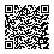 Codice QR per il numero di telefono +12167816575