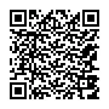 QR Code สำหรับหมายเลขโทรศัพท์ +12167816877