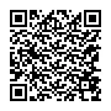 Código QR para número de teléfono +12167878792