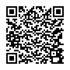 QR Code สำหรับหมายเลขโทรศัพท์ +12167890374