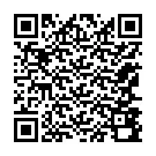 Código QR para número de telefone +12167890377