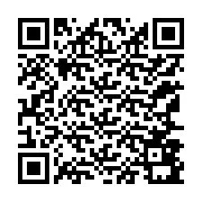 Código QR para número de teléfono +12167891790