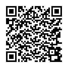 QR-код для номера телефона +12167892416