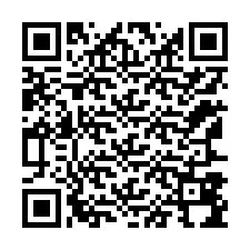 Código QR para número de teléfono +12167894041