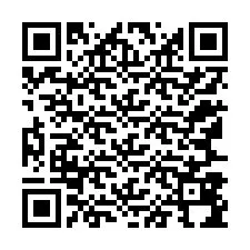 Codice QR per il numero di telefono +12167894138