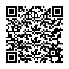 Código QR para número de teléfono +12167894604