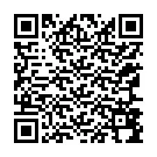 Código QR para número de teléfono +12167894608