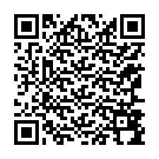 Código QR para número de teléfono +12167894612