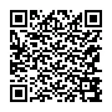 Código QR para número de teléfono +12167897472