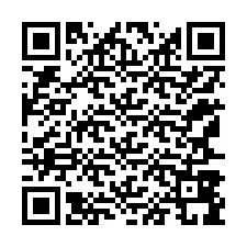 Codice QR per il numero di telefono +12167899870